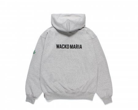 WACKO MARIA (ワコマリア) HIGHTIMES / HEAVY WEIGHT PULLOVER HOODED SWEAT SHIRT  (ハイタイムズヘビーウェイトパーカー) GRAY