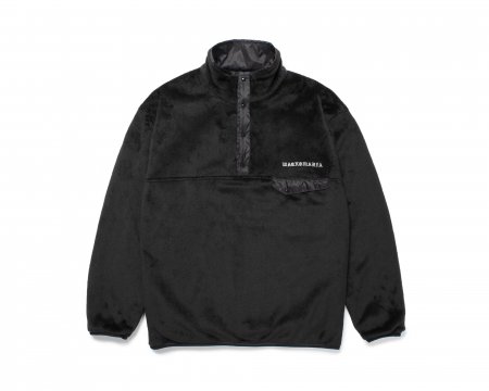 WACKO MARIA (ワコマリア) REVERSIBLE PULLOVER FLEECE JACKET (リバーシブルプルオーバーフリースジャケット)  BLACK