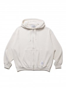 ڻĤ2COOTIE (ƥ) N/C Waffle Zip Hoodie(ʥ󥳥åȥåե른åץաǥ) Off Ivory