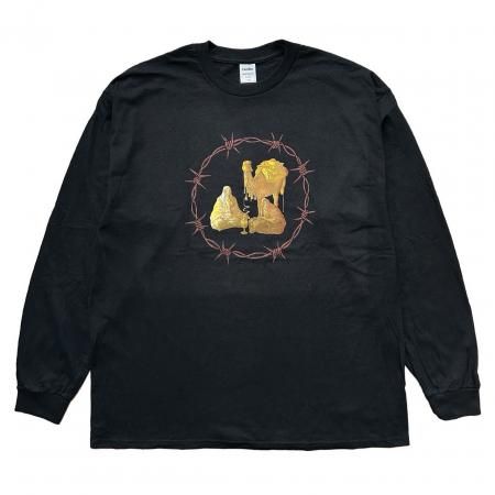exodus (エクソダス)DABS L/S Tee(プリント長袖Tシャツ) BLACK