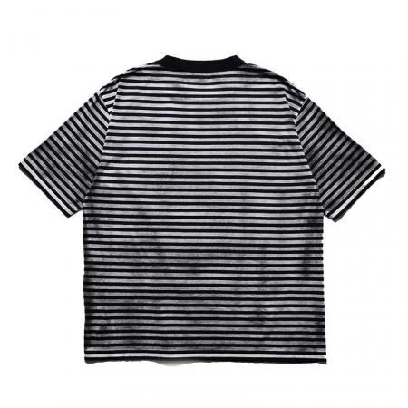 Seepage Border Crewneck Tシャツ MINEDENIM MINEDENIM(マインデニム) Seepage Border Crewneck T-SH