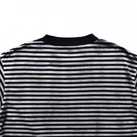 MINEDENIM(マインデニム) Seepage Border Crewneck T-SH