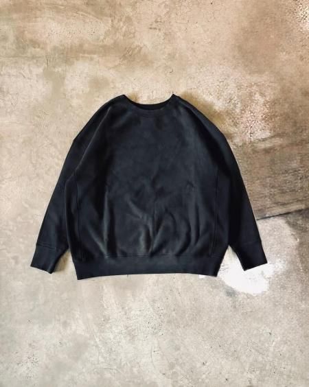 wax thm vintages sweat Lサイズ WAX (ワックス) Vintage sweat shirts(ヴィンテージスウェットシャツ)BLACK