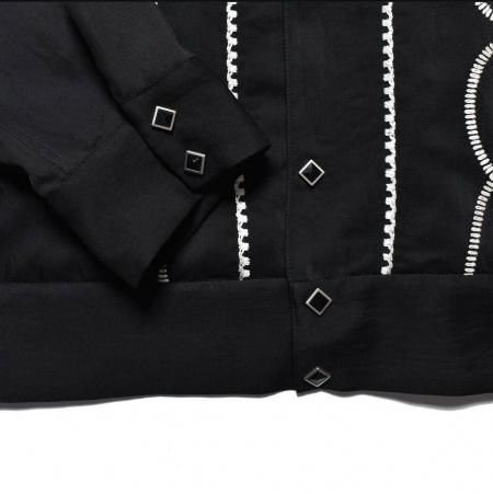 MINEDENIM(マインデニム) Arabesque Embroidery Western JKT