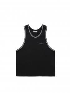 COOTIE PRODUCTIONS(ƥץ)Jacquard Ringer Error Fit Tank Top(㥬ɥ󥬡顼եåȥ󥯥ȥå) Black