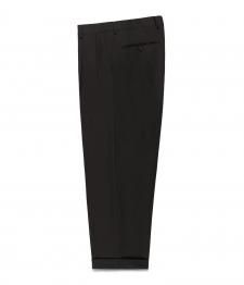 WACKO MARIA (拾ޥꥢ) DOUBLE PLEATED TROUSERS (֥ץ꡼ĥȥ饦) BLACK