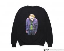 WACKO MARIA (拾ޥꥢ) THE DARK KNIGHT TRILOGY / CREW NECK SWEAT SHIRT ( TYPE-5)(ʥȥ롼å) BLACK