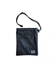WACKO MARIA (拾ޥꥢ) LEATHER SHOULDER POUCH (쥶ݡ) BLACK