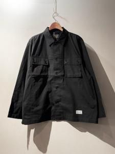 ڻĤ2WACKO MARIA (拾ޥꥢ)ARMY SHIRT ( TYPE-2 )(ߡ) BLACK