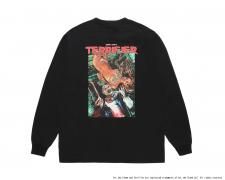 WACKO MARIA (拾ޥꥢ)TERRIFIER / WASHED HEAVY WEIGHT CREW NECK LONG SLEEVE T-SHIRT(ĹµT)BLACK