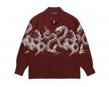 【残り1点】WACKO MARIA (ワコマリア)HAWAIIAN SHIRT L/S ( TYPE-4 )(ハワイアン長袖シャツ)BURGUNDY