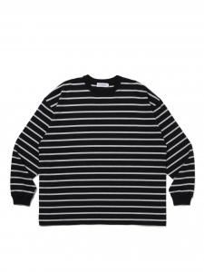 【残り2点】COOTIE PRODUCTIONS(クーティー)Border L/S Tee(ボーダーL/S TEE) Black