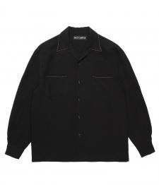 WACKO MARIA (拾ޥꥢ)50'S SHIRT L/S ( TYPE-5 )(ϥɥƥå50'SĹµT)BLACK