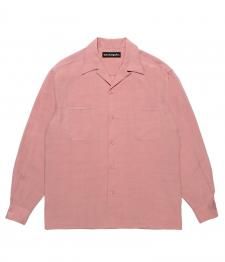 【残り2点】WACKO MARIA (ワコマリア)50'S SHIRT L/S ( TYPE-5 )(ハンドステッチ50'S長袖Tシャツ)PINK