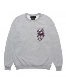 【残り1点】WACKO MARIA (ワコマリア)56 TATTOO STUDIO / CREW NECK SWEAT SHIRT(クルーネックスウェット)GRAY