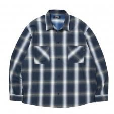 ڻĤ2ROTTWEILER (åȥ磻顼)R9 OMBRE CHECK SHIRT(֥å) BLUE