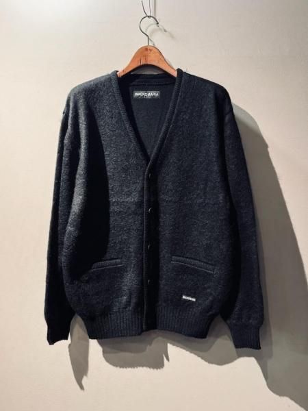 wacko maria モヘアカーディガン M 黒　ワコマリア WACKO MARIA (ワコマリア) MOHAIR CARDIGAN(モヘアカーディガン