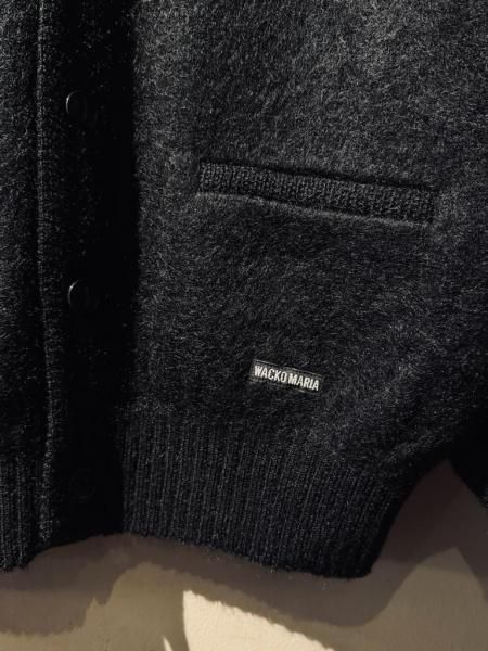 WACKOMARIA ワコマリア モヘアカーディガンブラック M WACKO MARIA (ワコマリア) MOHAIR CARDIGAN(モヘアカーディガン