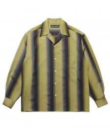 WACKO MARIA (拾ޥꥢ)STRIPED OPEN COLLAR SHIRT L/S(ȥ饤ץץ󥫥顼)YELLOW