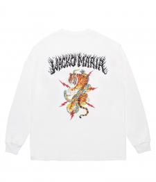 WACKO MARIA (ワコマリア)TIM LEHI / WASHED HEAVY WEIGHT LONG SLEEVE T-SHIRT ( TYPE-1 )(長袖Tシャツ)WHITE