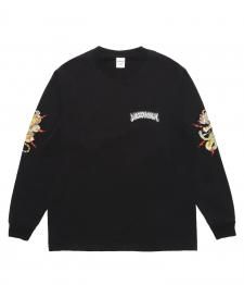 WACKO MARIA (ワコマリア)TIM LEHI / WASHED HEAVY WEIGHT LONG SLEEVE T-SHIRT ( TYPE-2 )(長袖Tシャツ)BLACK