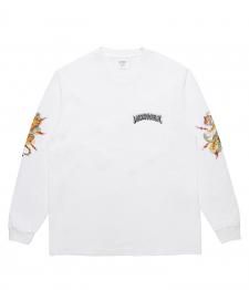 WACKO MARIA (ワコマリア)TIM LEHI / WASHED HEAVY WEIGHT LONG SLEEVE T-SHIRT ( TYPE-2 )(長袖Tシャツ)WHITE