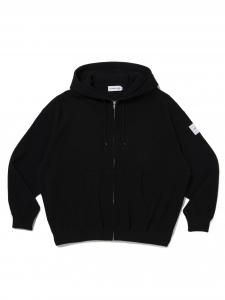 COOTIE PRODUCTIONS(クーティー)N/C Waffle Zip Hoodie(ワッフルジップフーディー) Black