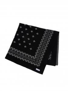 ڻĤ1COOTIE PRODUCTIONS(ƥ)Jacquard Square Scarf(㥬ɥ) Black