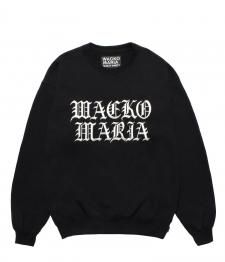 WACKO MARIA (ワコマリア)HEAVY WEIGHT CREW NECK SWEAT SHIRT(ヘビーウエイトクルーネックスウェット) BLACK