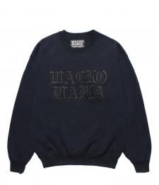WACKO MARIA (ワコマリア)HEAVY WEIGHT CREW NECK SWEAT SHIRT(ヘビーウエイトクルーネックスウェット) NAVY