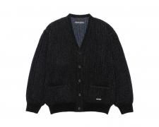 WACKO MARIA (拾ޥꥢ)GLITTER CARDIGAN(åǥ) BLACK-BLUE