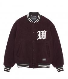 【残り2点】WACKO MARIA (ワコマリア)VARSITY JACKET ( TYPE-2 )(バーシティージャケット) D-PURPLE