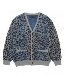 WACKO MARIA (拾ޥꥢ) LEOPARD MOHAIR CARDIGAN(쥪ѡɥإǥ) GRAY