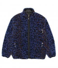 【残り1点】WACKO MARIA (ワコマリア) REVERSIBLE LEOPARD BOA JACKET(リバーシブルレオパードボアジャケット) BLUE