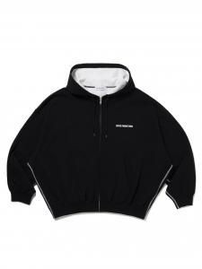 COOTIE PRODUCTIONS(クーティー)Thermal Combination Sweat Zip Hoodie(サーマルコンビネーションジップフーディー) Black