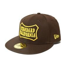 Standard California(スタンダードカリフォルニア) NEW ERA/SD 59Fifty Logo Cap(ニューエラキャップ) BROWN