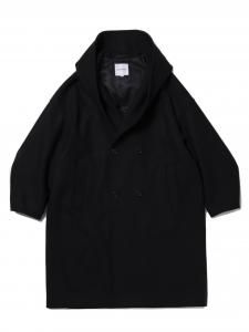 ڻĤ1COOTIE PRODUCTIONS(ƥ)Wool Melton Double Breasted Jedi Coat(ȥ֥른) Black 