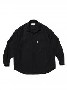 COOTIE PRODUCTIONS(クーティー)TECHWOOL® Fly Front L/S Shirt(テックウール比翼シャツ) Black