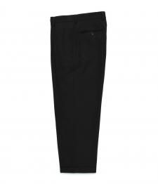 WACKO MARIA (�拾�ޥꥢ) DOUBLE PLEATED TROUSERS (���֥�ץ꡼�ĥȥ饦����) BLACK