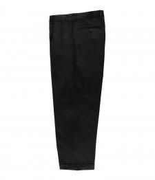 WACKO MARIA (�拾�ޥꥢ) DOUBLE PLEATED TROUSERS (����С������֥�ץ꡼�ĥȥ饦����) BLACK-SILVER