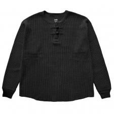 ڻĤ1exodus ()ORIENTAL HENRY NECK SHIRT(ꥨ󥿥إ꡼ͥåT) BLACK