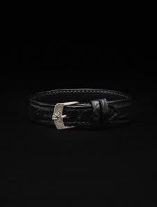 �ڻĤ�2����ANTIDOTE BUYERS CLUB (������ɡ��ȥХ��䡼�������)Leather Bracelet(�쥶���֥쥹��å�)Crocodile/Silver