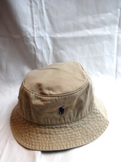 Ralph Lauren Bucket Hat Beige - ILLMINATE Official Online Shop