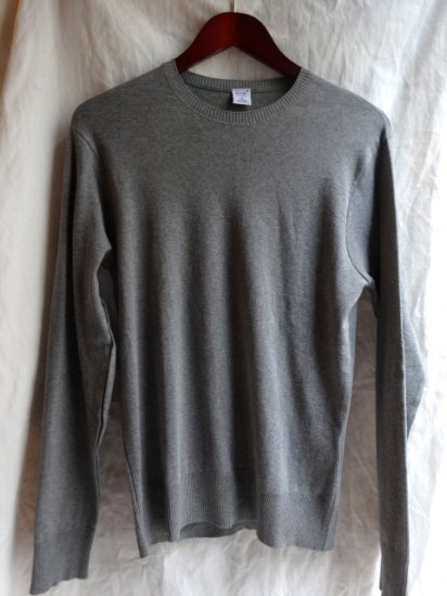 Gicipi Cotton Knit Made in Italy Gray