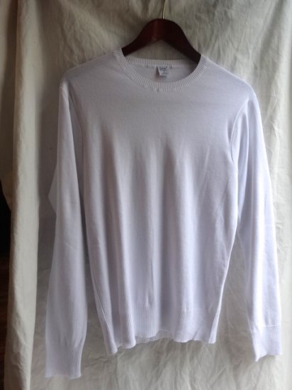 Gicipi Cotton Knit Made in Italy White