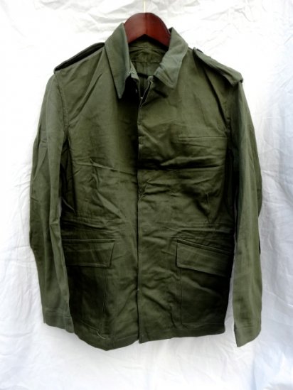 60's Vintage British Army Jacket Overall Green Size 2 /D