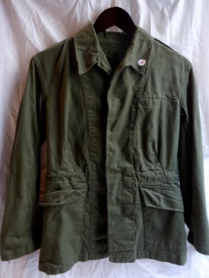 60's Vintage British Army Jacket Overall Green Size 2 /G