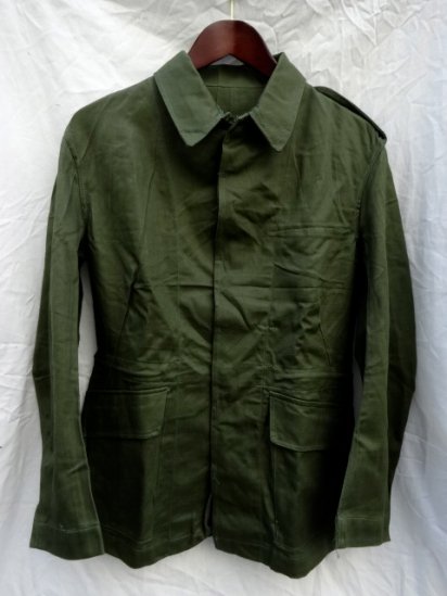 60's Vintage British Army Jacket Overall Green Size 2 /H