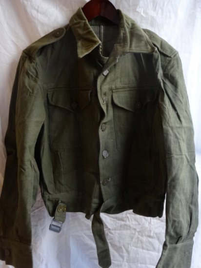 50's Vintage Dead Stock British Army Battledress Uniform/ <br>Overall Denim Blouses/C