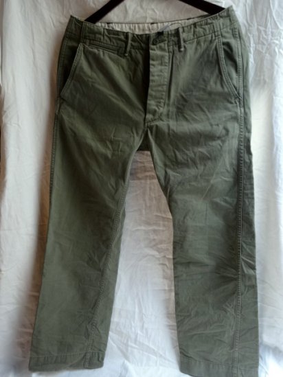 RRL Military Chino Pants Olive Green
